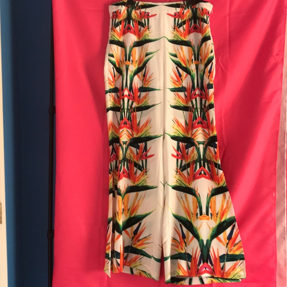 Floral palazzo pants